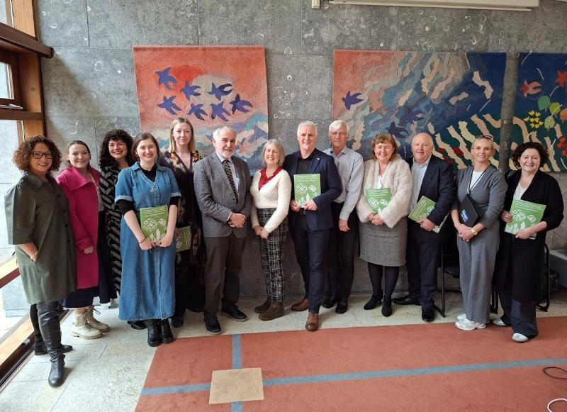 Members of the research team at the launch of the new Universal Design Guidelines for Long-Term Residential Care settings.