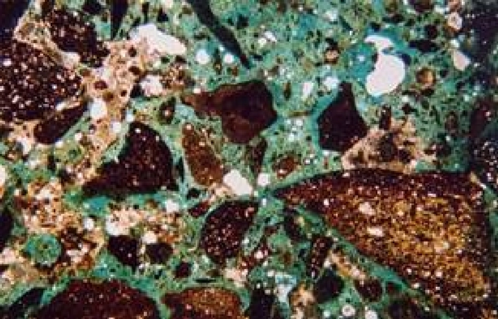 Image of General microfabric of Roman plaster