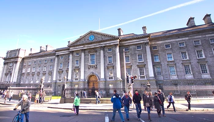 College Green entrance for Trinity College