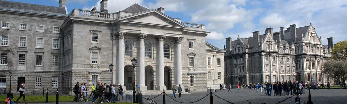 Trinity College Dublin Front Square Large Building