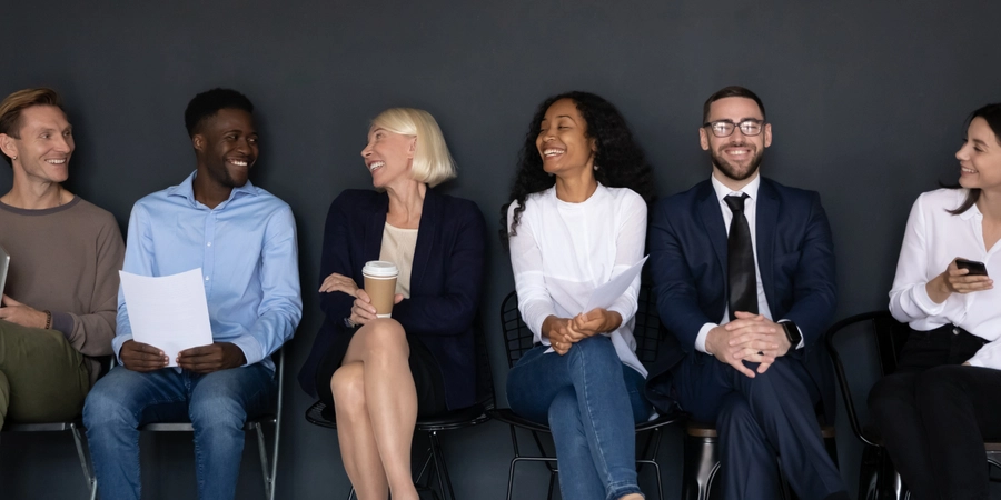 Group of people sitting down