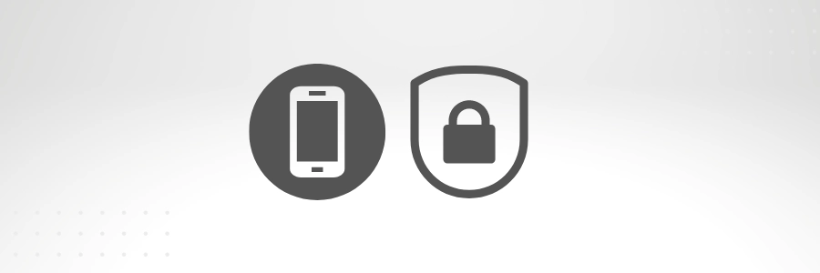 Mobile protection infographics
