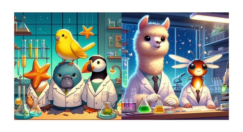 The image features some of the projects' names in different areas: STARFISH and PLATYPUS (preterm babies); PUFFIN, ALPACAS and FIREFLY (Neonatal encephalopathy); CANARY (Allergy).