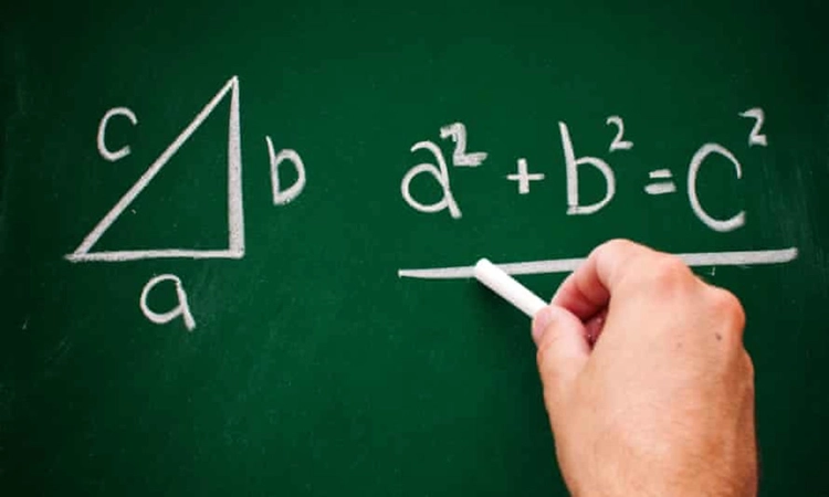 Equation on a chalk board