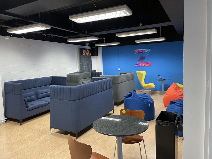 Student Space, Couches, Tables, Chairs