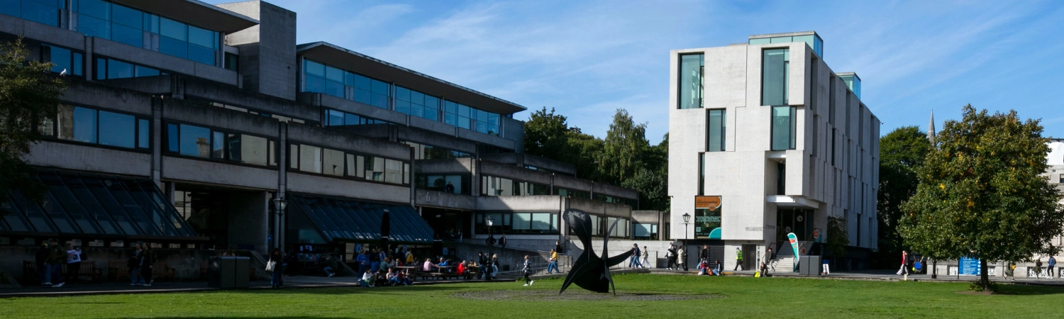 Trinity Long Room Hub Building in the sun