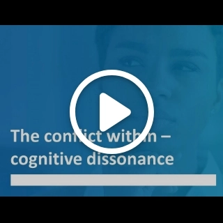 The conflict within: cognitive dissonance. Dr Jan de Vries from the School of Nursing and Midwifery talks about his research. 