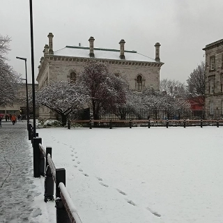 Museum Building in Snow 1