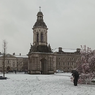 Museum Building in Snow 3