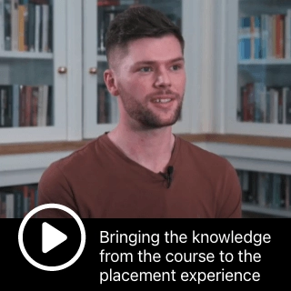 Bringing the knowledge from the course to the placement experience