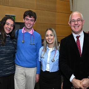 Caoimhe Mulligan, Carl Scanlon, Orla Keane, Prof Joe Harbinson