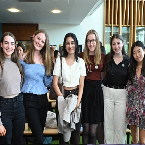 Cathy Heaney, Michela Moriarthy, Anoushka Saldanha, Katherine Harrison, Marina Volchok Wgwia, Hue Chang.