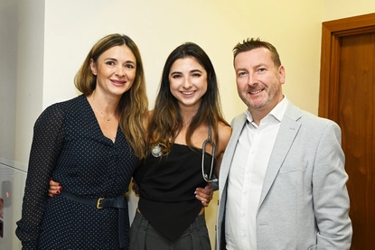 Ms Tanya Crozier, Ms Dasha Crozier, Mr Barry Crozier.