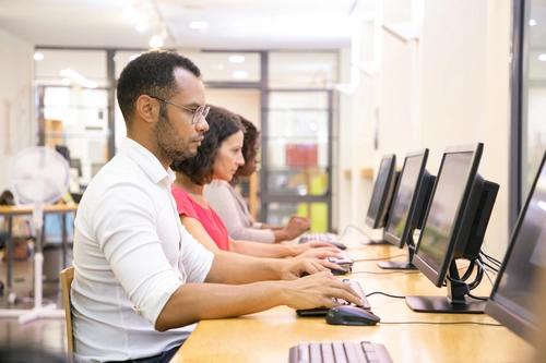 Students in PC Lab