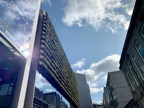 Exterior shot of Trinity Business School Building