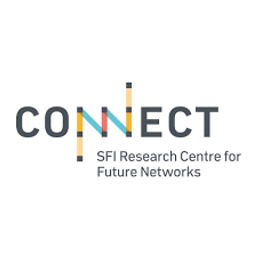 CONNECT logo - Word with colourful accent