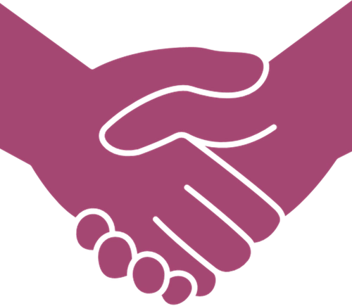 Image of two hands shaking