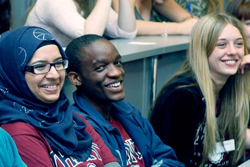 International Students in a class
