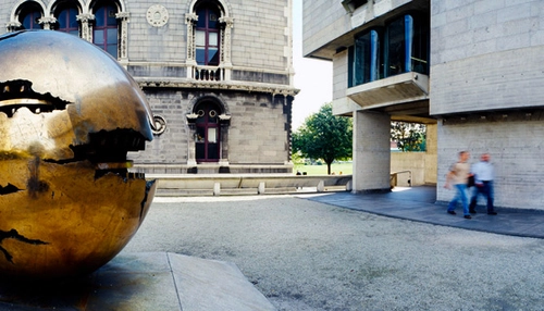 The Pomodoro sculpture TCD