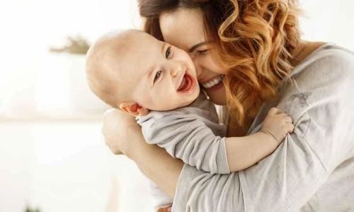 Mother and baby
