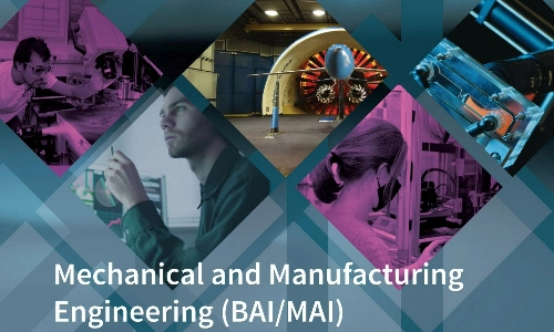 A collage of students studying and engineering equipment