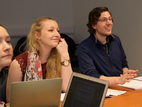 Students in a lecture