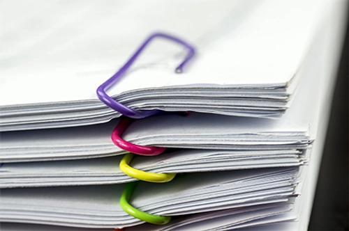 pile of paper documents
