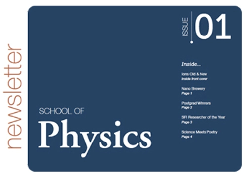 Physics Newsletter Issue 1 Graphic