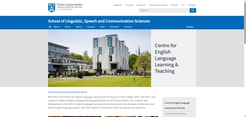 Website screenshot - CELLT