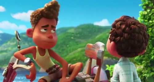 Animated characters from Disney's 
