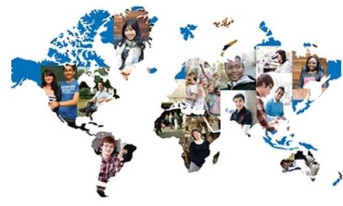 A map of the world