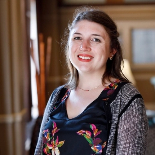 Picture of Danielle facing the camera with a blurred background