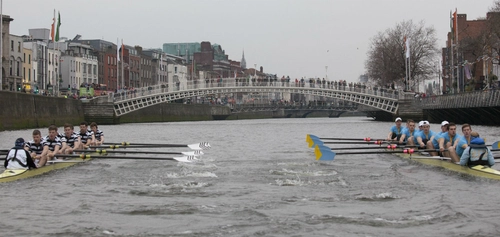 Rowing on the Liffey