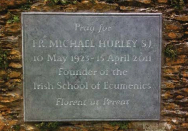 M Hurley memorial plaque