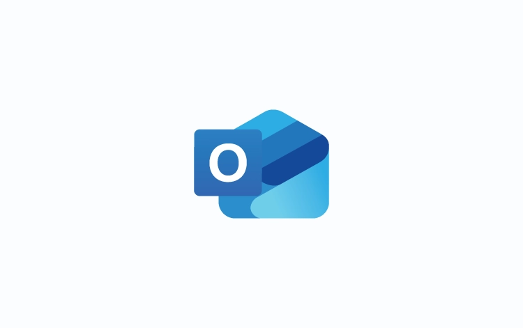 Microsoft Outlook Logo Rectangle Large