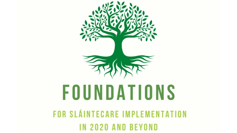 Graphic of tree with project name