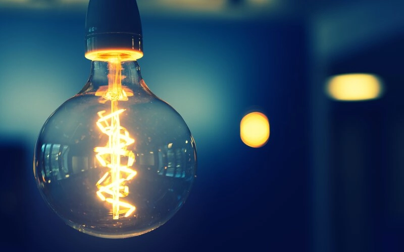 Image of a vintage lightbulb