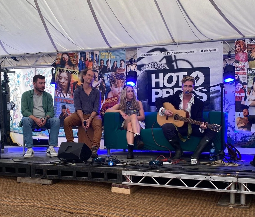 Prof Laurence Gill at Electric Picnic with Hot Press