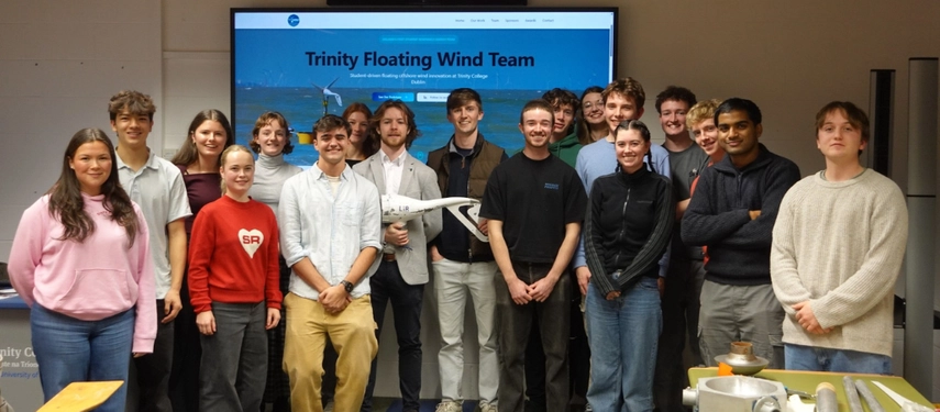 Image of the TF Wind team for 2025/26 comprising of 23 engineering, maths and theoretical physics students across all year groups and engineering disciplines