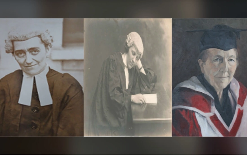 Portraits of significant historical alumni from Law TCD