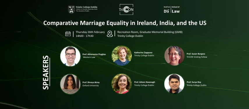 TriCON Comparative Marriage Equality in Ireland, India, and the US