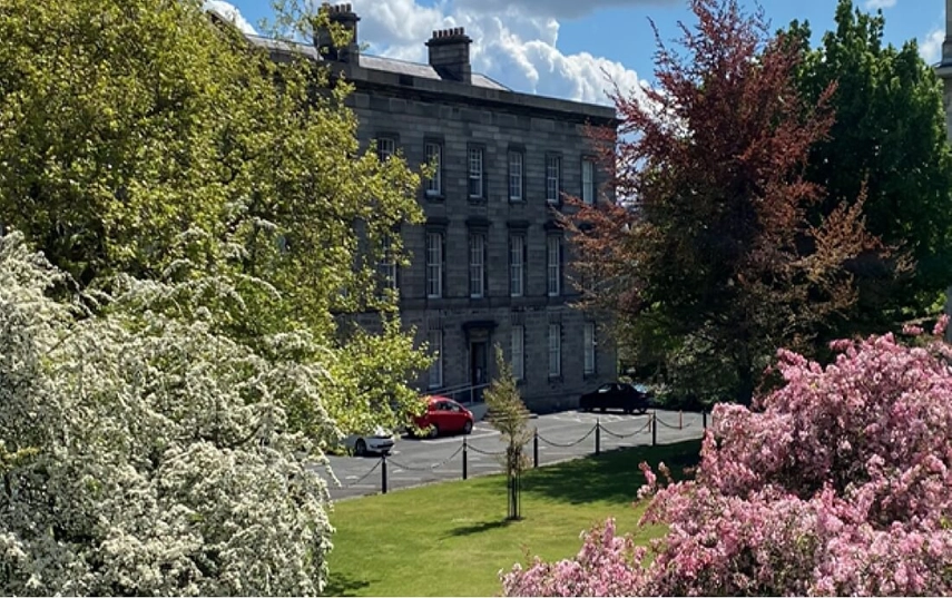 The Law School TCD, view from the grounds of Trinity College Dublin