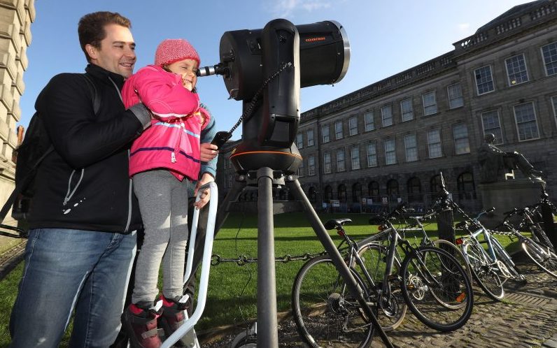 Hundreds of people, from the very young to the much older, enjoyed the event in Trinity's Front Square.
