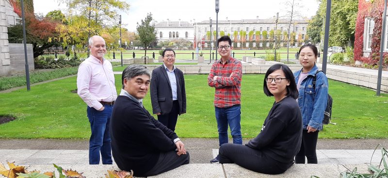 This work has been undertaken by the Microplastics Group led by Dr Jing Jing Wang at AMBER and CRANN, with internal collaboration from TrinityHaus and Trinity’s School of Engineering and School of Chemistry. From left to right: Professor John Boland, AMBER, the SFI Research Centre for Advanced Materials and BioEngineering Research, CRANN, and Trinity’s School of Chemistry; Dr Jing Jing Wang, Micro