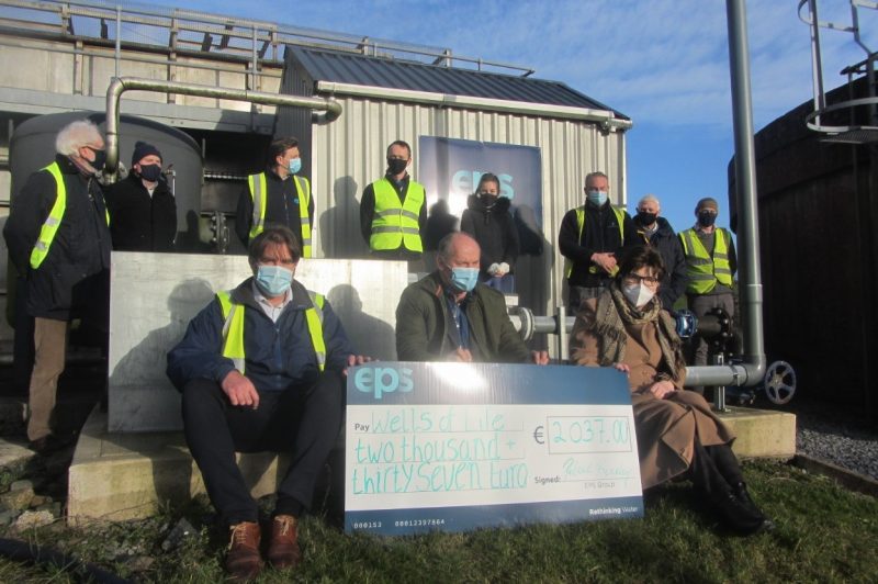 L to R, front row: Mr Jerome O’ Sullivan EPS, Mr Aidan Jordan, Wells of Life Ireland, and Ms Dympna Skelton Blackstairs GWS; back row: Professor Paul Coughlan, Trinity, Mr Padraic Dunne, EPS, Mr David Logue, EPS, Professor Aonghus McNabola, Trinity, Ms Roisin Dowd Smith, NFGWS, Mr Oliver Neville, Blackstairs GWS, Mr Mike Reddy, Blackstairs GWS Committee, and Mr Benny McDonagh, LIT.