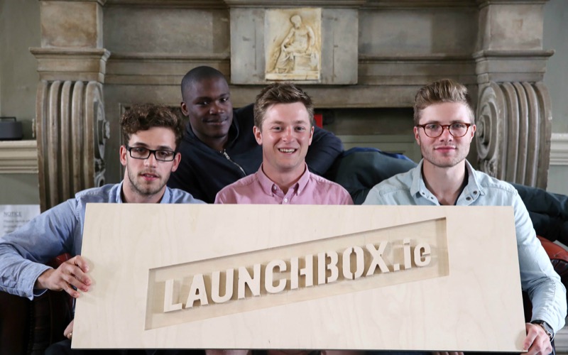 The SELFiT team members relax before giving their business pitch to potential investors.