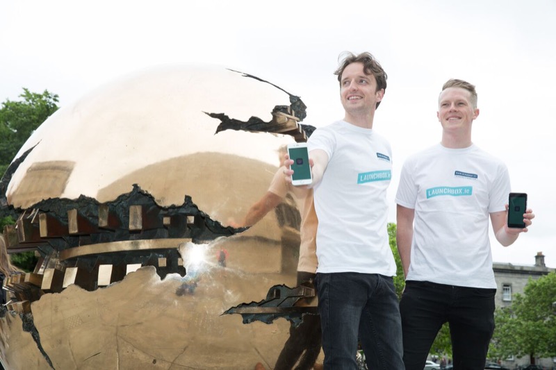 Jamie Elliott and Owen Monagan of Trinity LaunchBox team CriServ.