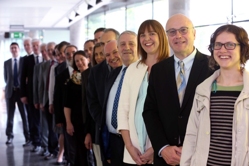 A collection of the successful SFI Investigators Programme awardees at the announcement today. 