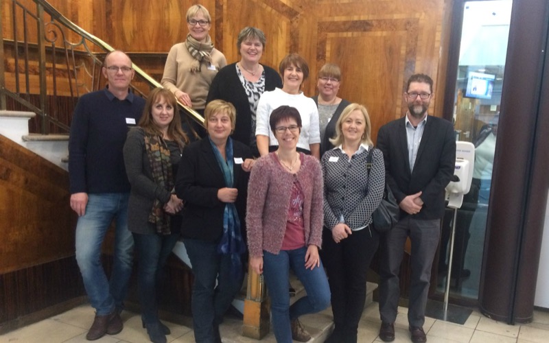 Professor Mary McCarron, Dean of the Faculty of Health Sciences, and Professor Imelda Coyne, Professor of Children's Nursing and Research from Trinity's School of Nursing and Midwifery with the EANS Scientific Committee.