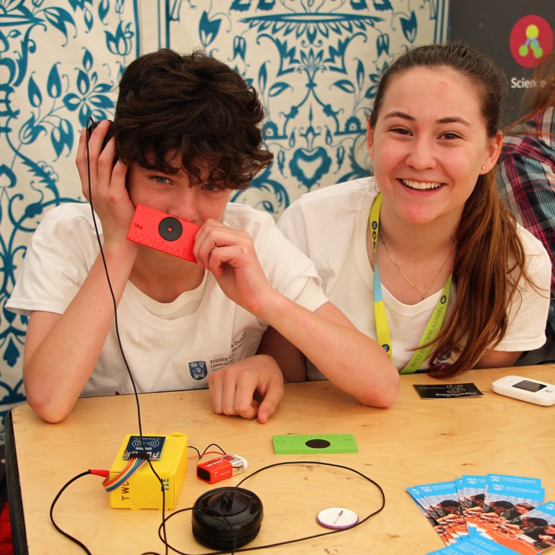 Trinity Walton Club students take part in STEM activities and work on personal projects as part of the club.